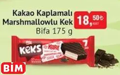 BİFA KAKAO KAPLAMALI MARSHMALLOWLU KEK